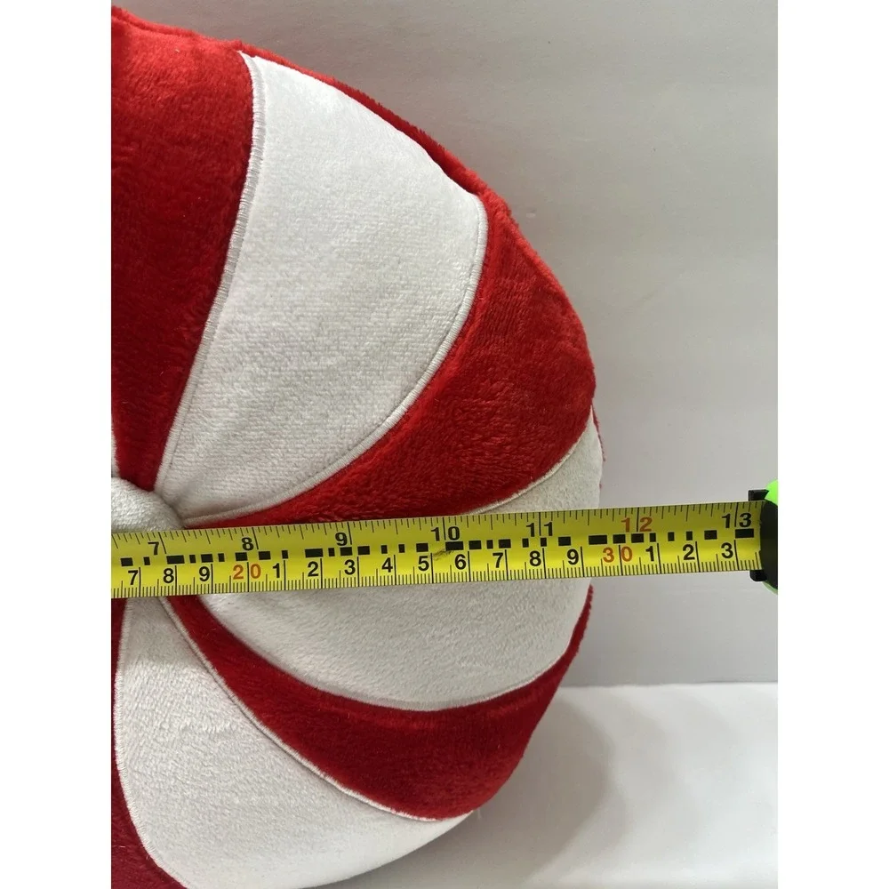 Christmas Candy Peppermint Swirl Throw Pillow 11